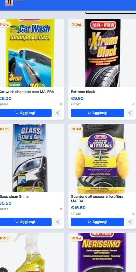 Catalogo  Opero web digitale aziendale servizio SaS canone mensile 3